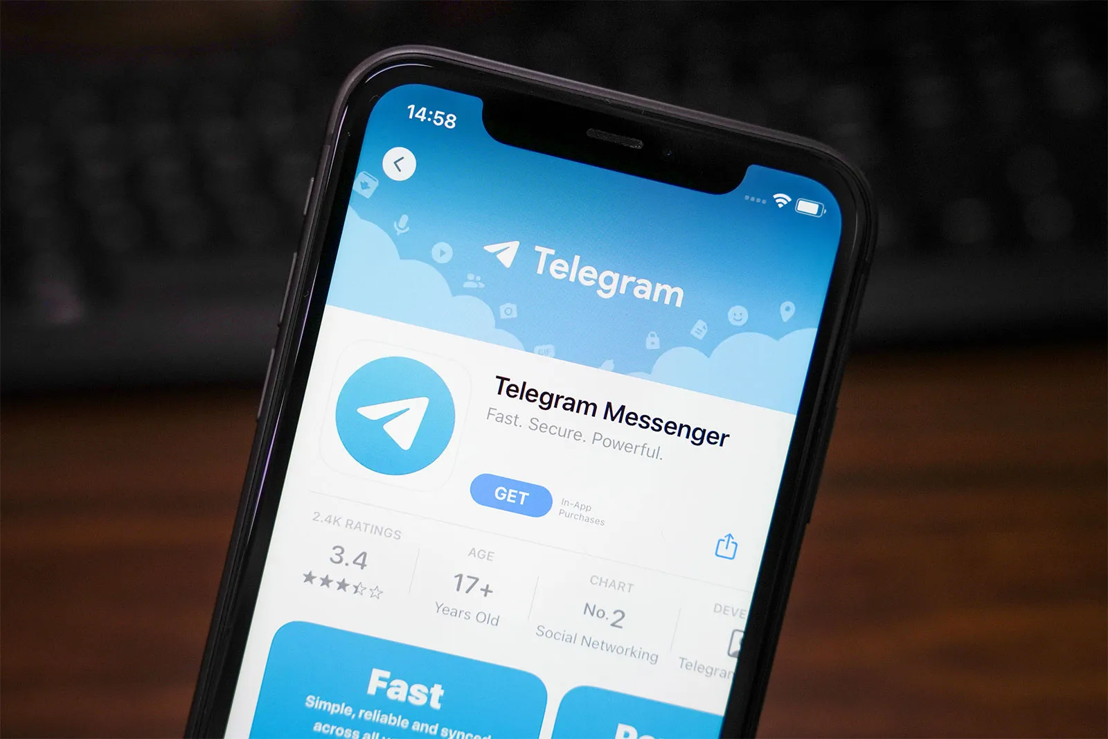 Add a person on Telegram